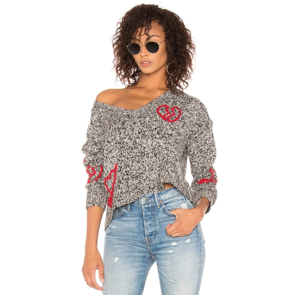 ✨HOST PICK ✨ WILDFOX COUTURE  Crush Millie Sweater in Clean Black-S